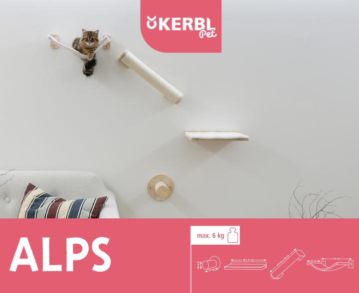 KERBL Katzen Kletterwand Alps